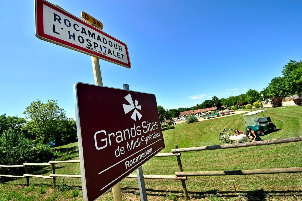 Camping Les Cigales Rocamadour Hotel Buitenkant foto